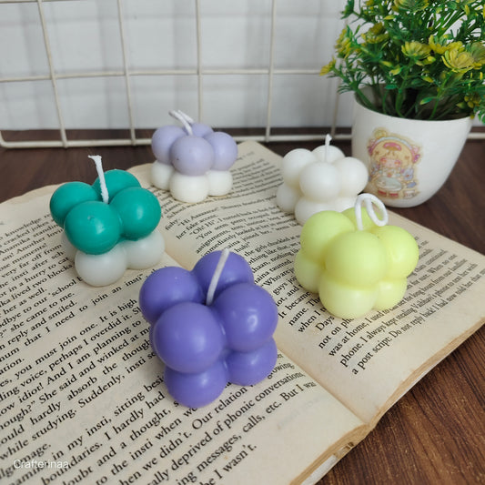 Aesthetic Bubble Shape Candle – Scented & Decorative Home Decor Candle