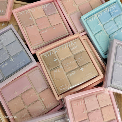 Aesthetic Sticky Notes Pad – Mini Memo & Planner Notes – Inspired by Eyeshadow Palette