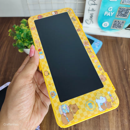 Kids LCD Writing Pad – Digital Reusable Drawing Board with Cute Character Design