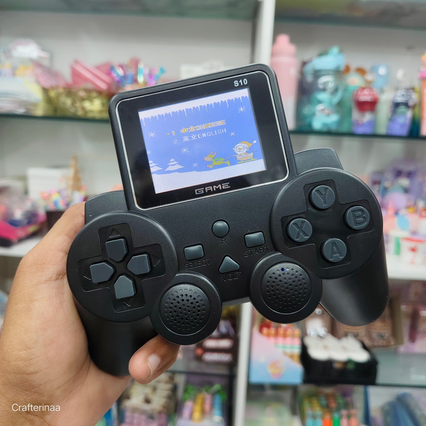 Classic 500-in-1 Retro Game Console – Portable Gamepad with Screen & TV Cable|also rechargeable