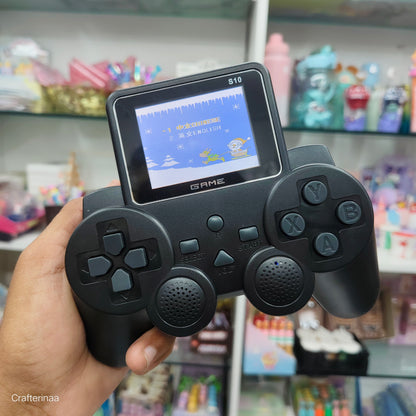 Classic 500-in-1 Retro Game Console – Portable Gamepad with Screen & TV Cable|also rechargeable