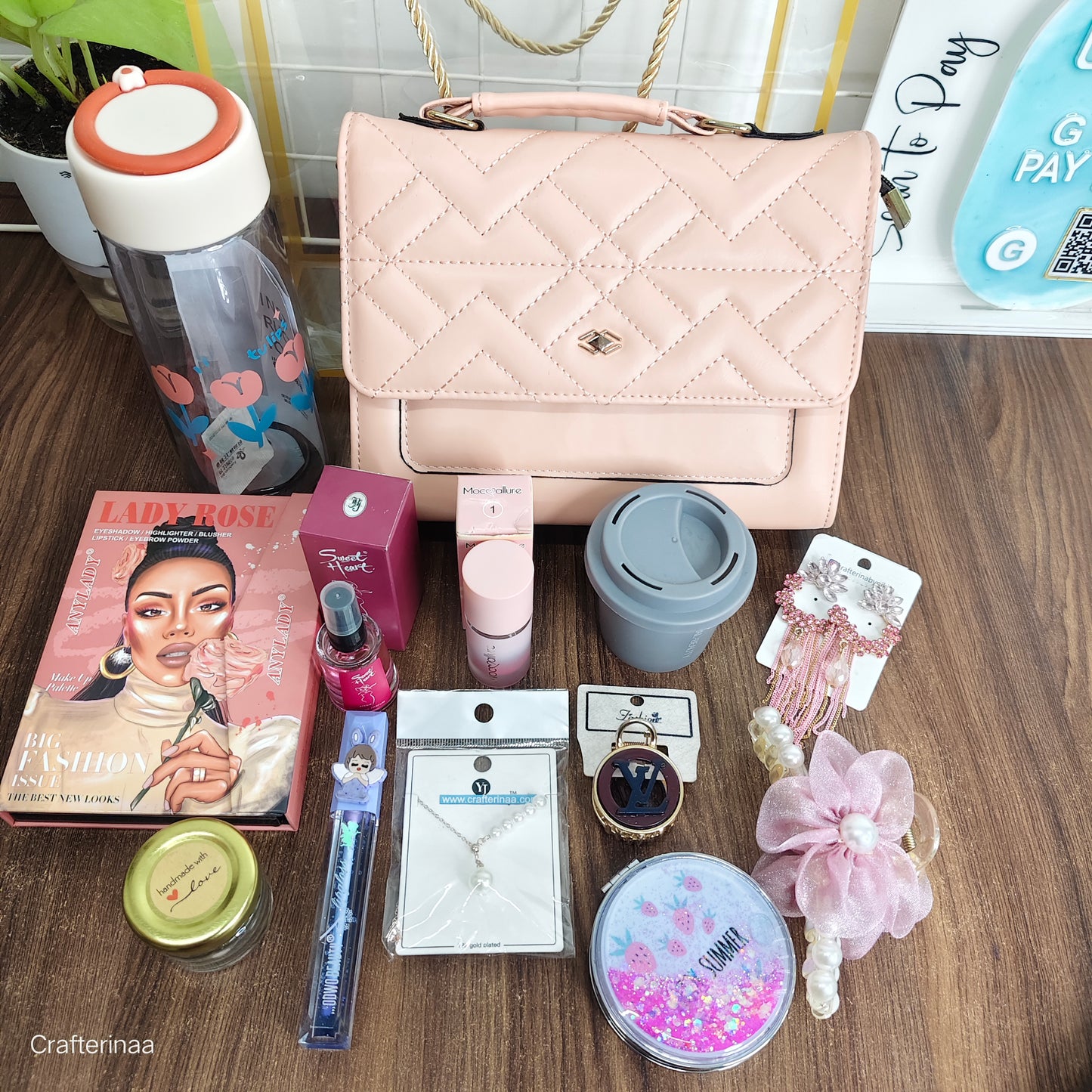 Luxury Women’s Gift Hamper with Sling Bag | Premium Beauty, Accessories & Self-Care Gift Box