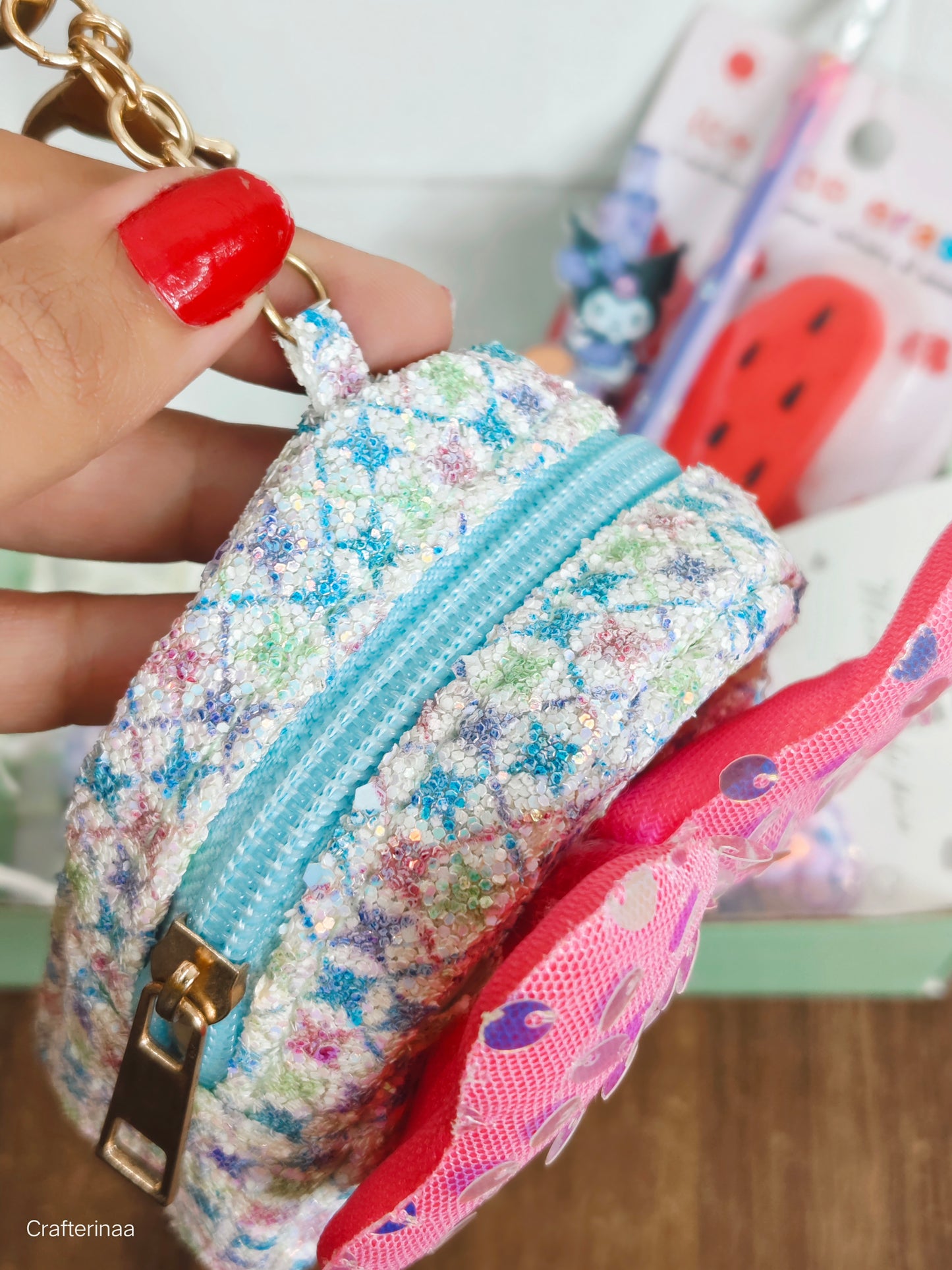 Cute Kids Stationery Gift Hamper | Bow Pouch, Hair Clips, Pencil, Eraser & Sharpener Set
