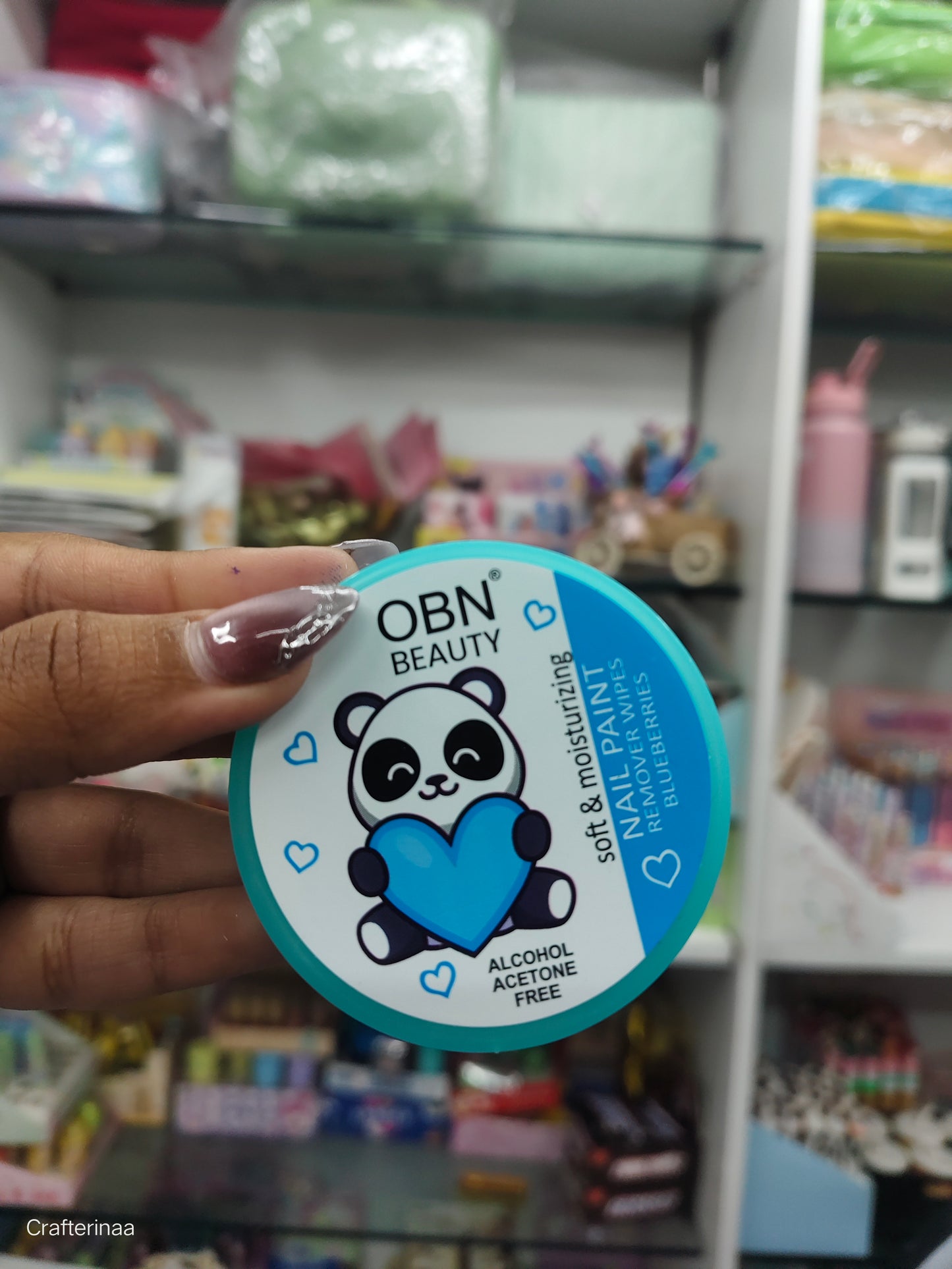 Panda Nail Paint Remover Pads for Kids & Adults | Gentle & Acetone Free