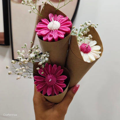 Decorative Flower Tealight Candles – Perfect for Gifts & Festive Decor