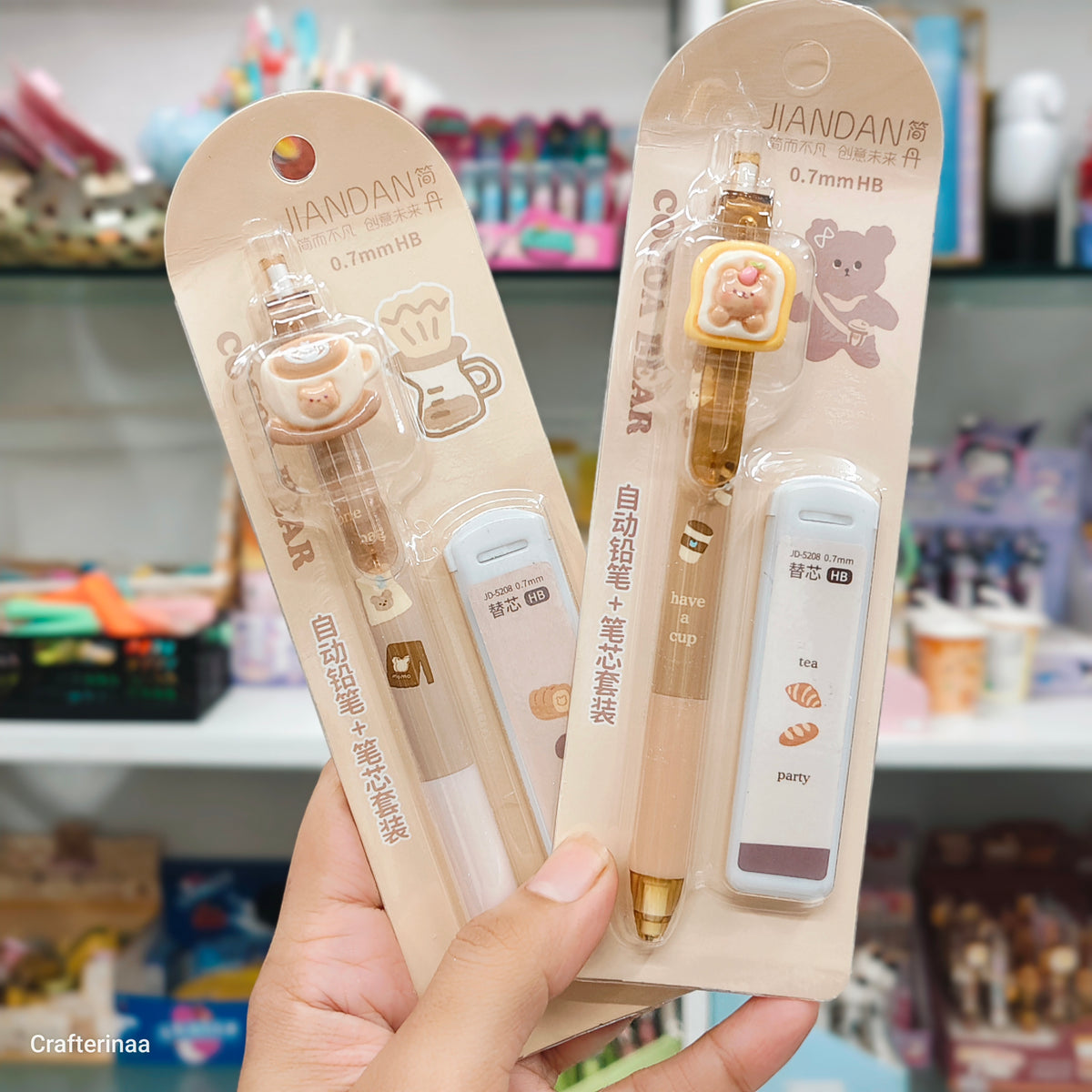 Kawaii Cocoa Bear 0.7mm Mechanical Pencil with Extra Leads