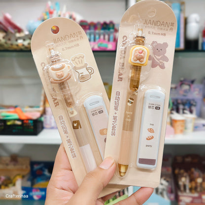 Kawaii Cocoa Bear 0.7mm Mechanical Pencil with Extra Leads