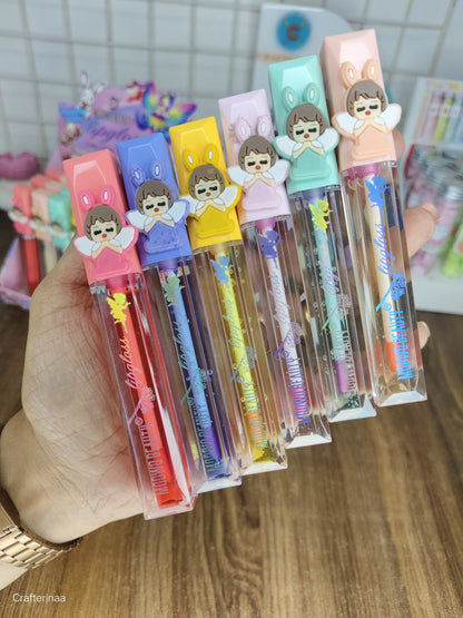 Angel Cartoon Lip Gloss for Girls | Cute Moisturising Lip Gloss