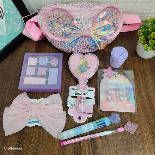"Pink Princess Glam Hamper"| A dreamy collection of cute accessories & self-love essentials|Perfect for birthdays, return gifts, and surprises